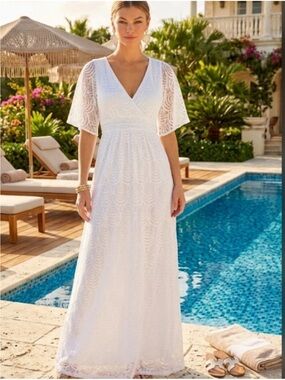 Lilly Pulitzer Parigi Lace Maxi Dress New